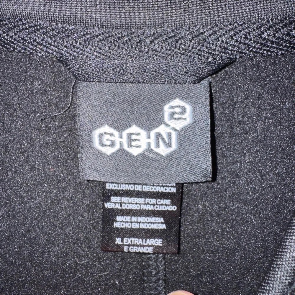 Mens XL Gen 2 Tennessee Volunteers Track Jacket Black Excellent NCAA Thumbhole